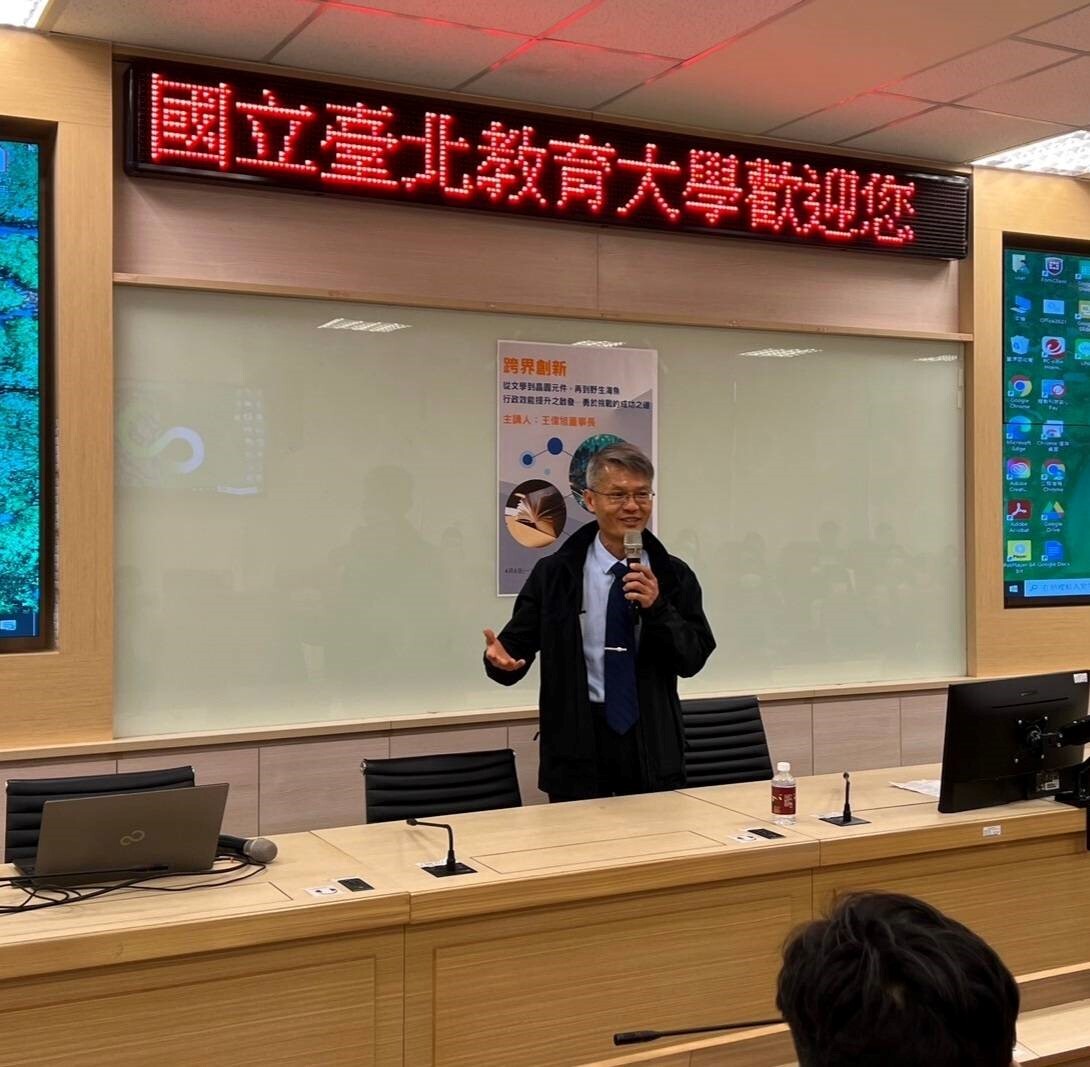 王偉旭董事長蒞校分享成功經驗