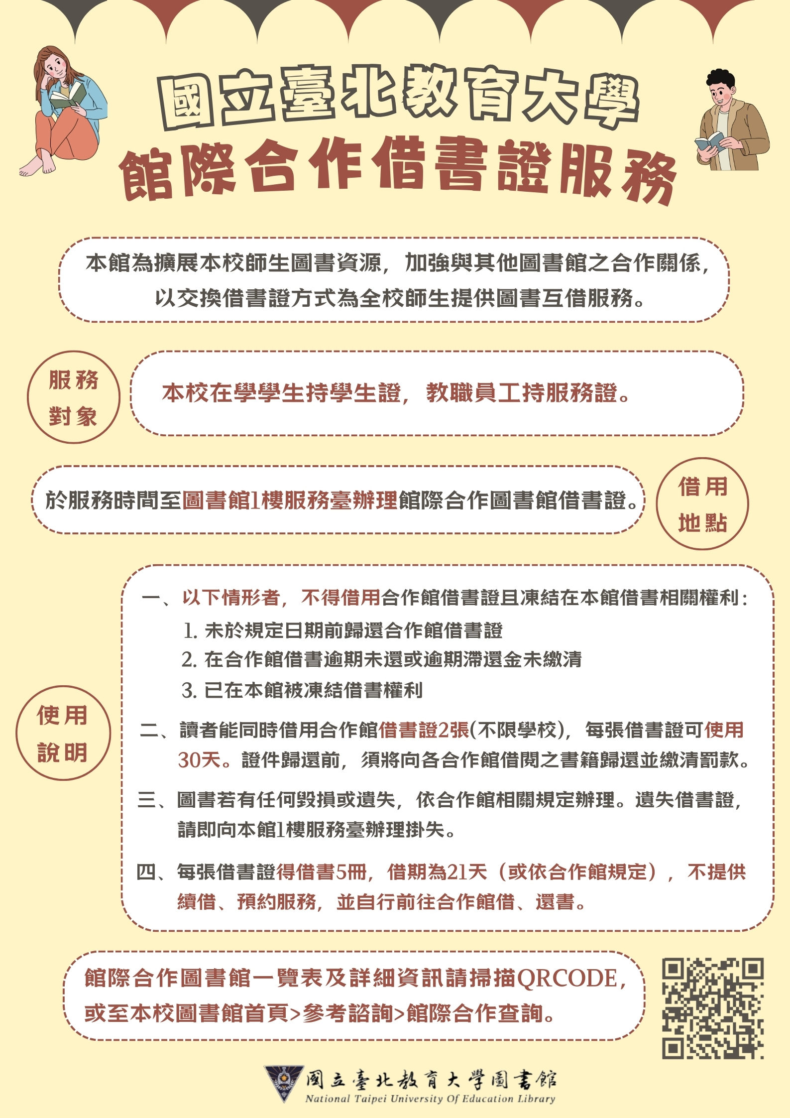 館際合作借書證服務宣導