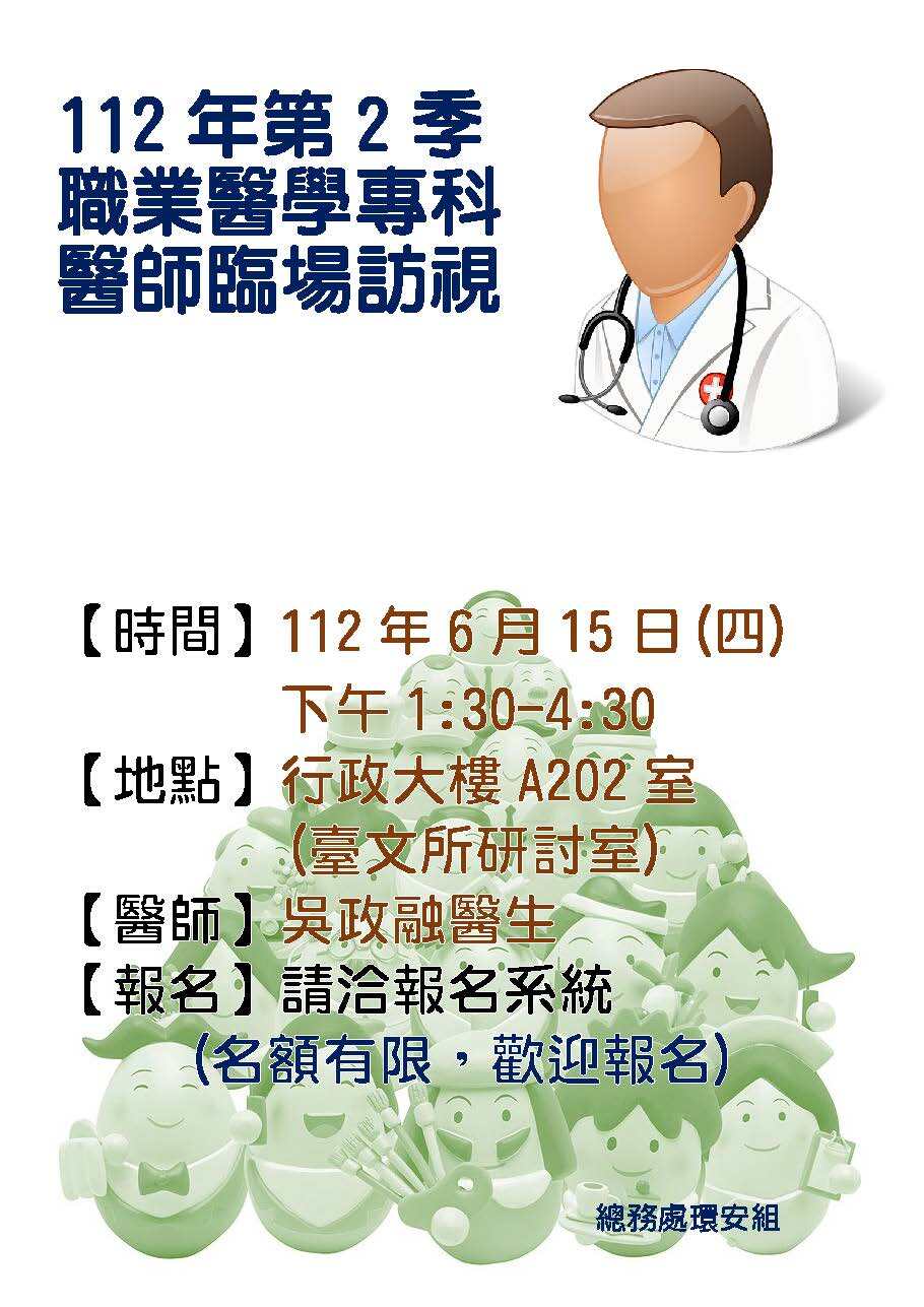 112年第2季職醫訪視