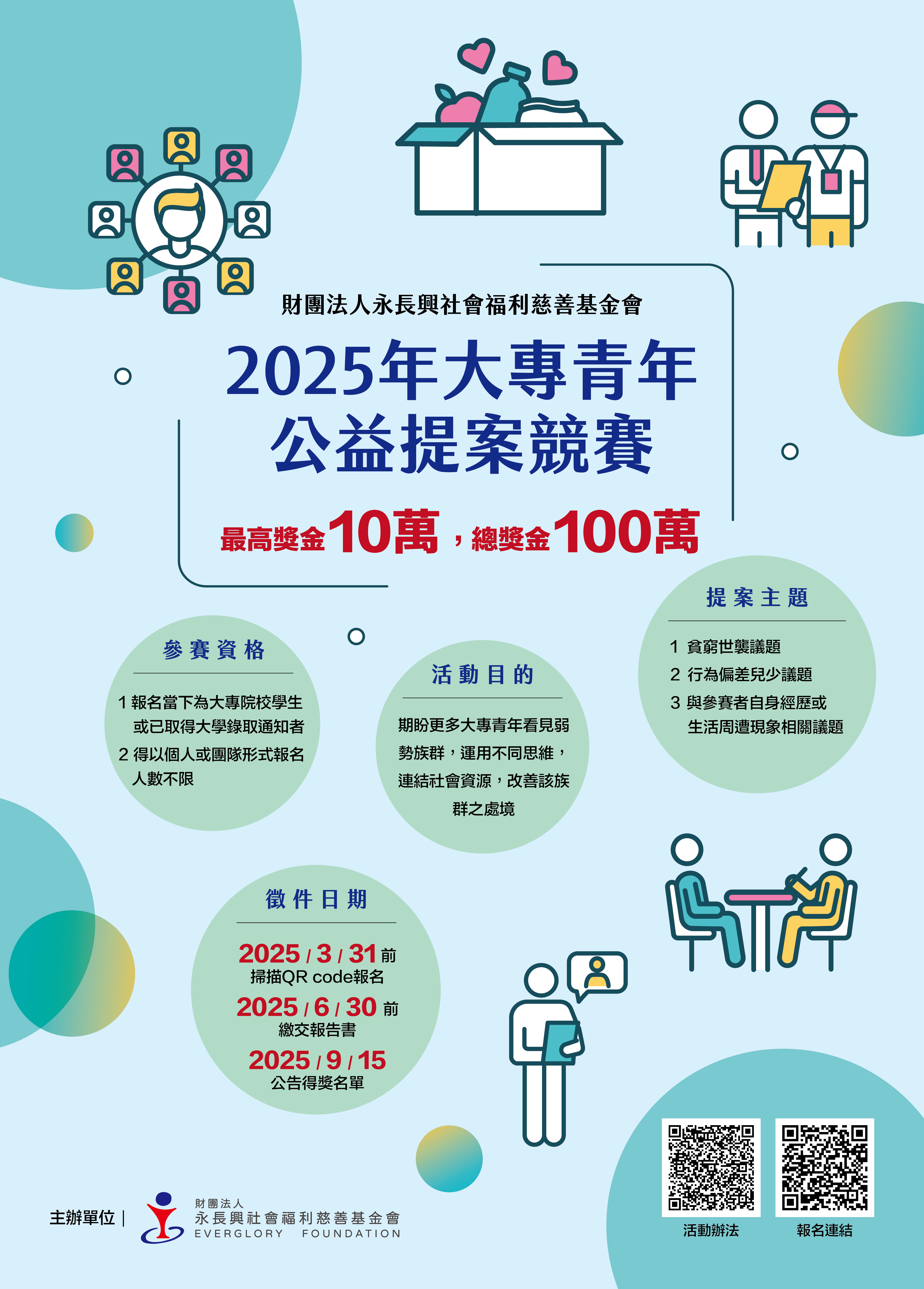 2025大專公益提案海報